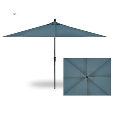 Rectangle Auto Tilt Market Umbrella